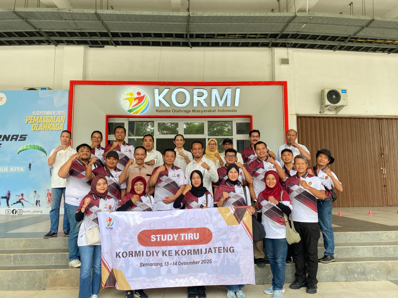 Gelar Studi Tiru ke Jateng, KORMI DIY Terus Maksimalkan Program Pemassalan Olahraga Masyarakat