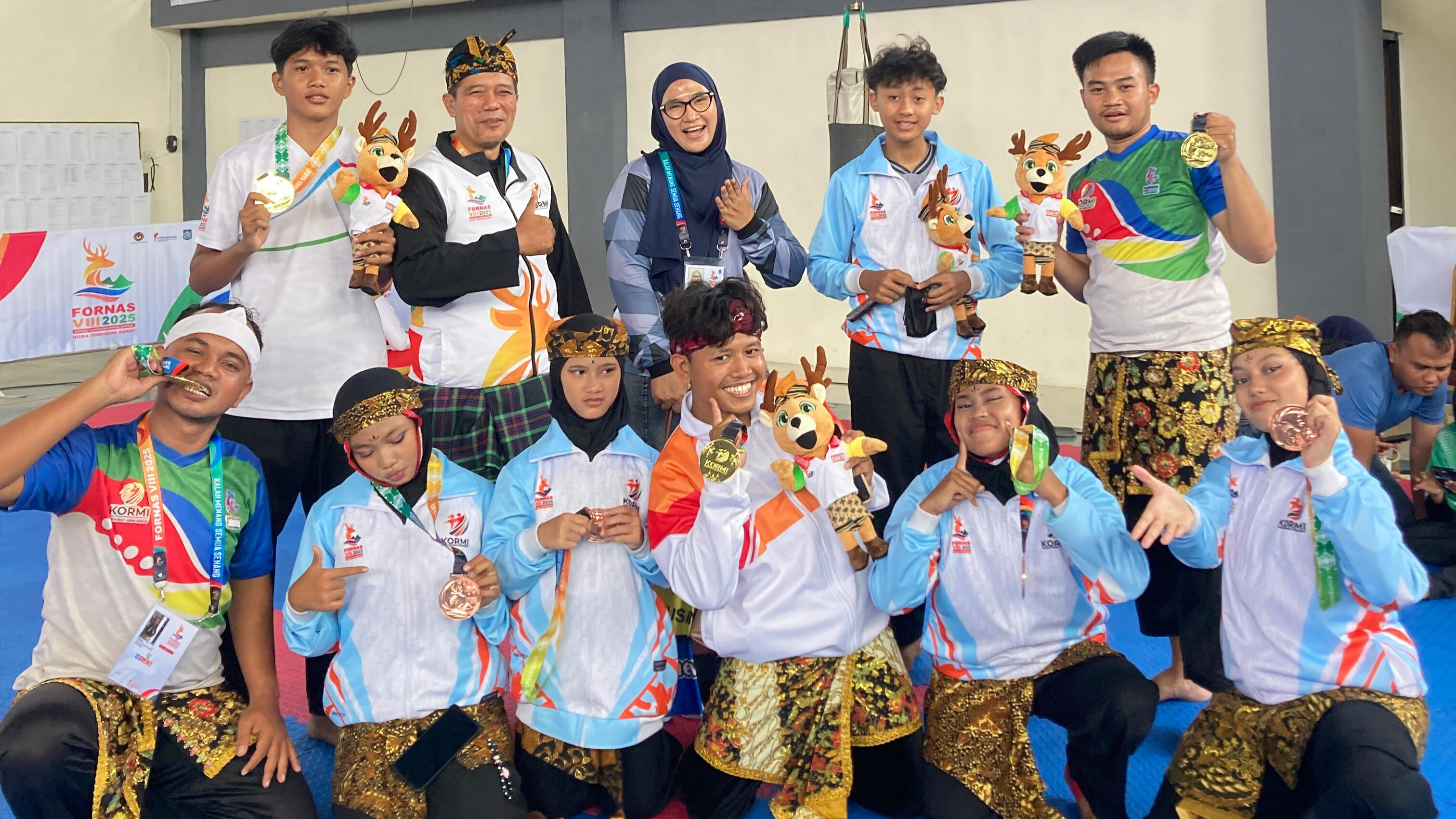Kontingen DIY Tembus 22 Medali Emas, Tampil Cemerlang di FORNAS VIII NTB 2025